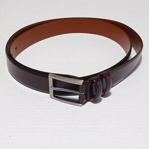 Joseph Abboud Genuine Leather Dark Brown Men's Belt Size 50 / 125
